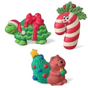 Avon Holiday Magnets Set of 3 Animals Vintage